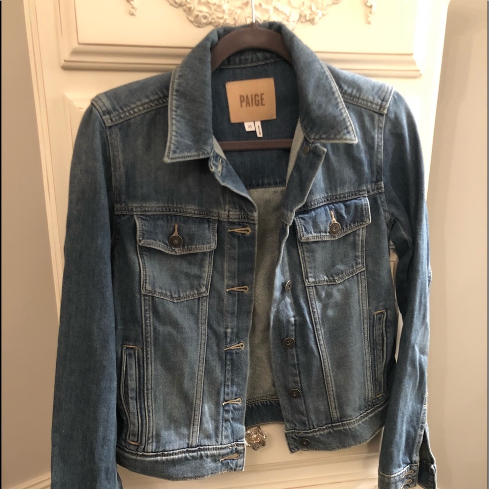Paige Rowan In Stark Denim Jacket Size XS (NWT)